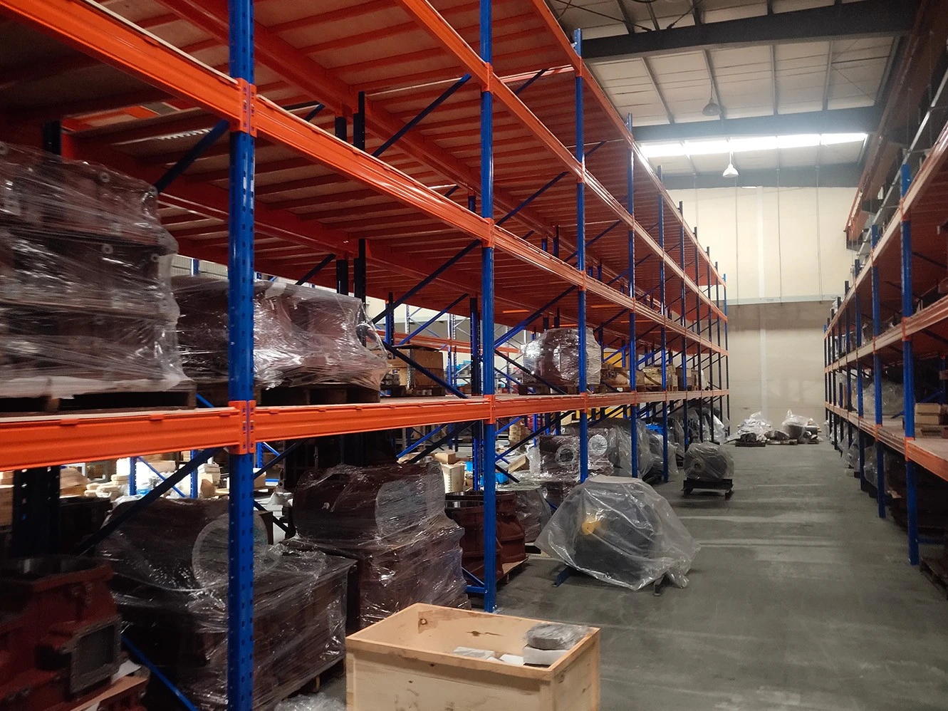 Warehouse Steel Selective Racking02 Warehouse Steel Selective Racking02